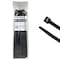 Kable Kontrol Cable Tie, 18 in L, 4.70 in Max Bundle Dia., Black, Nylon 6/6, 120 lb Strength, 100 PK CT7109 - alternate 1